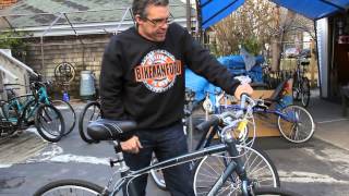 Giants Cypress Bicycle  2015 Hybrid Bike Check  BikemanforU [upl. by Kapoor857]