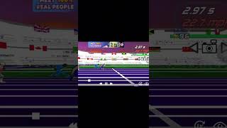 Speedstars 100 meter dash 961🏅🏅 trackandfield track trending youtubeshorts trendingshorts [upl. by Eissolf]