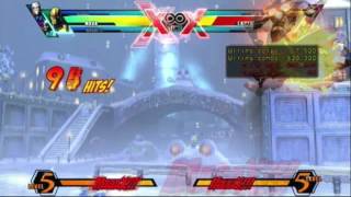 UMVC3  Nova Fly Mode TAC Infinite [upl. by Eanrahs]