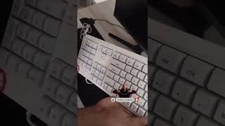 RGB keyboard😍😍😍😍😍 trending keyboards viralvideo gaming [upl. by Warder]