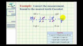 Examples Converting Between Different Units of Volume in Standard or American System [upl. by Robbert974]