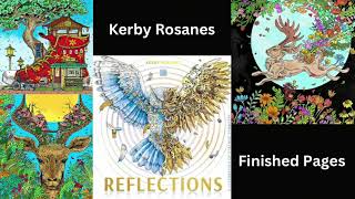 Kerby Rosanes Reflections My Completed Coloring Book Pages [upl. by Einamrej]