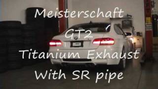 Meisterschaft E92 M3 Stock vs Meist GT2 Titanium super sound Sonic [upl. by Retnyw]