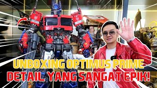 UNBOXING OPTIMUS PRIME DETAIL YANG SANGAT EPIK [upl. by Ailaham]