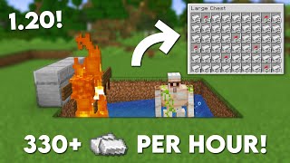 Minecraft 120 Easy IRON Farm Tutorial  330 Per Hour [upl. by Farl9]