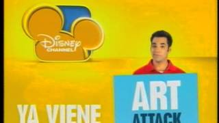 Art Attack  Bumper quotYa Vienequot  ID  Estas viendo Disney Channel  Disney Channel Latino [upl. by Notsrik233]