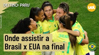 BRASIL BUSCA O OURO NO FUTEBOL FEMININO ONDE ASSISTIR À TRANSMISSÃO AO VIVO DA DECISÃO [upl. by Lazaro]