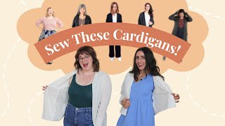 Our 6 and a half Favorite Cardigan Sewing Patterns [upl. by Ati]