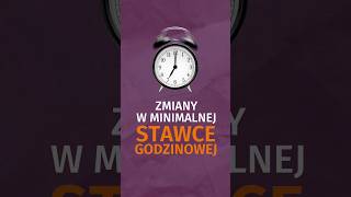 Zmiany w minimalnej stawce godzinowej [upl. by Tombaugh]