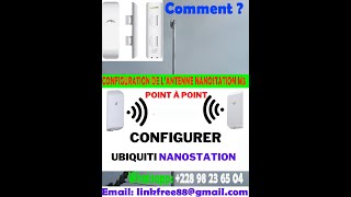 Comment Configurer lantenne Nanostation M5 en AP pour une Liaison radio Voici la procédure [upl. by Oriole]