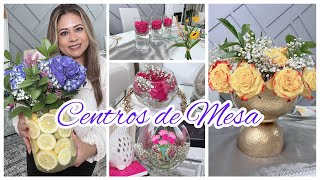 DIY ARREGLOS FLORALES 💐 CENTROS DE MESAS diy centrosdemesa [upl. by Aeresed]