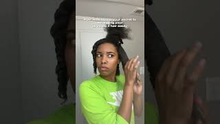 How to detangle dry type 4 hair roadto1k haircareroutine curlyhaircommunity [upl. by Changaris83]