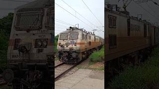 WAP 7 राजधानी सुपर फ़ास्ट क्या ट्रेन है भाई 💯💯🚆 shortvideo railway shorts [upl. by Nutter271]