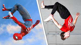 Stunts From SpiderMan 2 PS5 In Real Life  Challenge [upl. by Fedora]