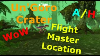 UnGoro Crater Flight Master Location WoW  Wind Rider [upl. by Idissak]