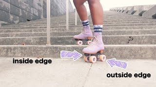 how to skate better using your edges  edge drills [upl. by Nirrep]