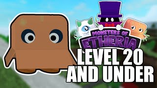 I Unlocked Every Etherian WITHOUT GOING OVER LEVEL 20 CHALLENGE  Monsters of Etheria [upl. by Boyse50]