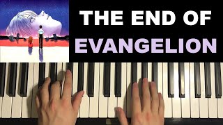 The End Of Evangelion  Komm Süsser Tod Piano Tutorial Lesson [upl. by Thaddeus]