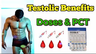 Testolic Full Review Doses  Benefits amp PCT   Testosterone Propionate Cycle [upl. by Anelram187]