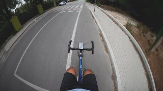 STREET CYCLING POV  MY AIRPODS BROKE [upl. by Aneeles261]