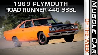 1969 12 Plymouth Road Runner A12 Six Barrel Muscle Car Of The Week Video Episode 237 V8TV [upl. by Annij]