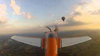 Extreme Aerobatics airshow with a Extra 300L plane [upl. by Antonius477]