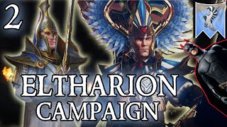 ELTHARION THE GRIM  THE BADLANDS  Yvresse High Elf Campaign 2 Total War Warhammer 2 [upl. by Nahsyar434]