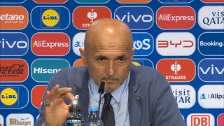 Spalletti dopo SvizzeraItalia 20 «Resto ct Responsabilità mia ho scelto io i calciatori» [upl. by Wynny265]