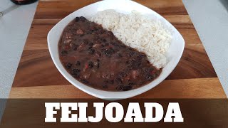 FEIJOADA BRASILEÑA Porotos Negros con Carne y Arroz Receta Brasileña  William Priets [upl. by Xonnel]