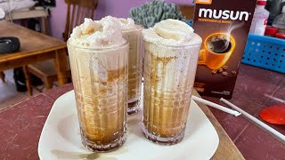 Como hacer Frappe de cafe con 2 INGREDIENTES Fácil y Rápido frappé cafe nescafe [upl. by Nitsuj205]