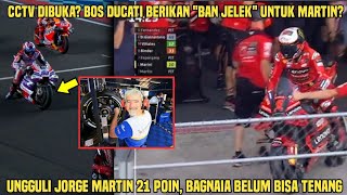 Terekam CCTV Dibuka Martin Curiga Bos Ducati Beri Ban Jelek Pecco Belum Bisa Tenang Karena Ini [upl. by Hibbert]