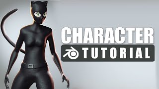 Blender Character Modeling Tutorial  For Beginners  Part 1 [upl. by Weight]