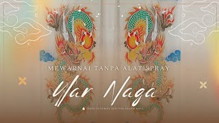 mutiarakaca ULAR NAGA  MEWARNAI TANPA ALAT SPRAY [upl. by Helene909]