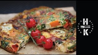 Healthy Lunch  Mixed Frittata [upl. by Ahtivak410]