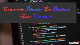 Langage C Convertir un Nombre Binaire to Decimal avec les fonction [upl. by Pass]