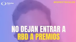 RBD en Premios lo Nuestro 2024 filtran VIDEO del momento en que niegan entrada a cantantes [upl. by Hamian]