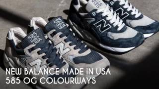 NEW BALANCE MADE IN USA 585 OG COLOURWAYS  PEACE X9 [upl. by Ariom]