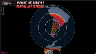 1960 BioBio chile M95 Earthquake Scenario [upl. by Kcirneh]