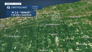 Madison Village hit with second earthquake in less than a week [upl. by Alamap360]