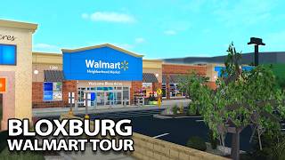 touring a REALISTIC WALMART in BLOXBURG 23 MILLION [upl. by Ujawernalo]