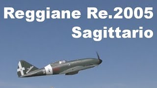 Reggiane Re2005 Sagittario scale RC aircraft 2018 [upl. by Chiarra]