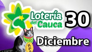 Resultado LOTERIA DEL CAUCA Sabado 30 de Diciembre de 2023 [upl. by Noland]