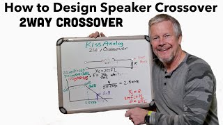 How to Design 2 Way Speaker Crossover [upl. by Jehius]