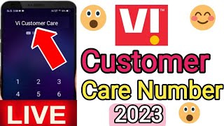 Vi Customer Care Number 2023  Vi Customer Care Number Ko Call Kaise Lagaye [upl. by Nycila]