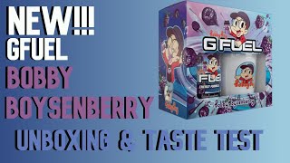 NEW Bobby Boysenberry GFuel Unboxing and Taste Test [upl. by Sebastien]