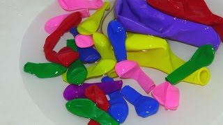 FUN WATER BALLOONS POP COLORFUL [upl. by Addam325]