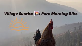 Dawn Delights Simple Joys in Village Life youtube villagelife [upl. by Joline]