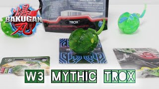 MYTHIC TROX WAVE 3 SINGLE PACK  Bakugan G3  BAKUGAN UNBOX [upl. by Adrea]