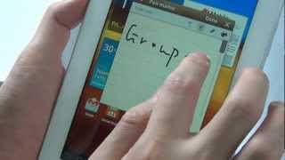 Samsung Galaxy Tab 70 Plus Unboxing and demonstration [upl. by Arbmat678]