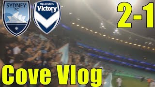 SYDNEY FC VS MELBOURNE VICTORY 21  COVE VLOG  93RD MINUTE WINNER [upl. by Annah]